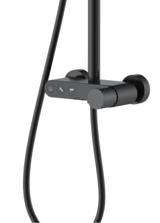 Душевая стойка Boheme Stick 128-BB чёрный матовый