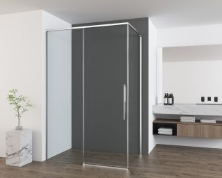 Душевой уголок Vincea Ultima VSR-7UL9010CL, 1000*900, хром, стекло прозрачное