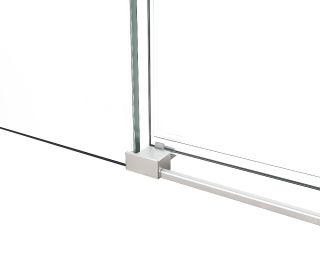 Душевой уголок Vincea Ultima VSR-7UL9012CLGM, 1200*900, вороненая сталь, стекло прозрачное