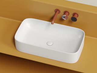 Раковина подвесная Ceramicanova Элемент (Element) CN6054 70 см белый