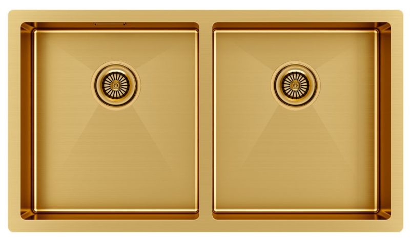 Мойка кухонная Paulmark Gerberg PM237844-BG брашированное золото