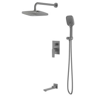 Душевой комплект Azario Arida AZ-K7354GR графит