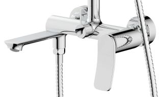 Душевая стойка Azario Escaro AZ-K2374 хром