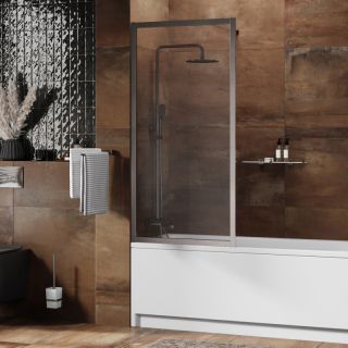 Шторка на ванну Wasserkraft Abens 20W01-80BN 80см никель Шторка на ванну Wasserkraft Abens 20W01-80BN 80см никель