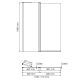 Шторка на ванну Wasserkraft Salm 27P02-110 110см серебристый Шторка на ванну Wasserkraft Salm 27P02-110 110см серебристый
