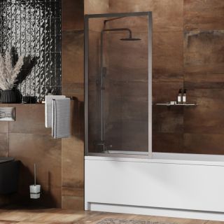Шторка на ванну Wasserkraft Abens 20W01-80BN 80см никель Шторка на ванну Wasserkraft Abens 20W01-80BN 80см никель