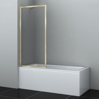 Шторка на ванну Wasserkraft Abens 20W01-80BG 80см золото матовое Шторка на ванну Wasserkraft Abens 20W01-80BG 80см золото матовое