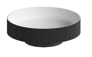 Раковина Armadi Art накладная Corian 400*130 ANTRACIT антрацит матовый