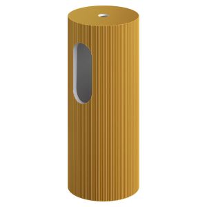 Пьедестал для раковины Armadi Art Sole Corian 801-Base-Rib-G золото