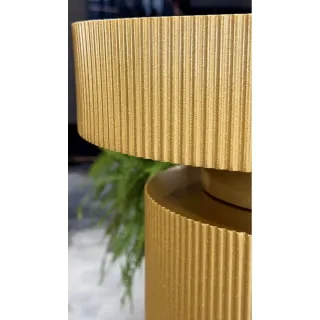 Раковина Armadi Art накладная рифленая Corian 400*130 GOLD матовое золото