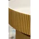 Раковина Armadi Art накладная рифленая Corian 400*130 GOLD матовое золото