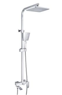 Душевая стойка Rose R1556F белый/хром Душевая стойка Rose R1556F белый/хром