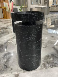 Пьедестал для раковины Armadi Art Armadi Art Corian 400*720 Nero Marquina черный