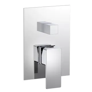 Встраиваемый смеситель на 2 источника AQUAme Savona AQM8808CR хром