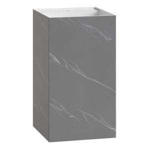 Раковина напольная Armadi Art Cube Corian 802-GR 48 см серый
