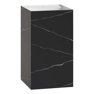 Раковина напольная Armadi Art Cube Corian 802-NM 48 см Nero Marquina Раковина напольная Armadi Art Cube Corian 802-NM 48 см Nero Marquina