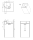 Раковина напольная Armadi Art Cube Corian 802-GR 48 см серый