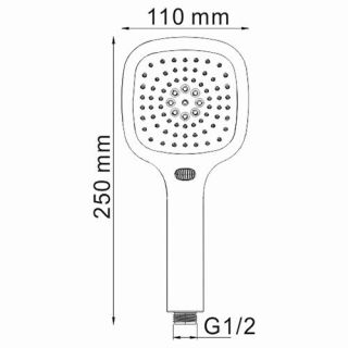 Душевой комплект WasserKRAFT Muritz 9851.98DVR2.019.069.444.010.065 хром