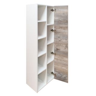 Comforty Шкаф-колонна "Прага-45" дуб белый Comforty Шкаф-колонна "Прага-45" дуб белый