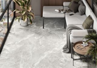 Керамогранит LCM 8080ABT15M Эмберстоун серый / Amberstone Grey матовый граниль 800х800