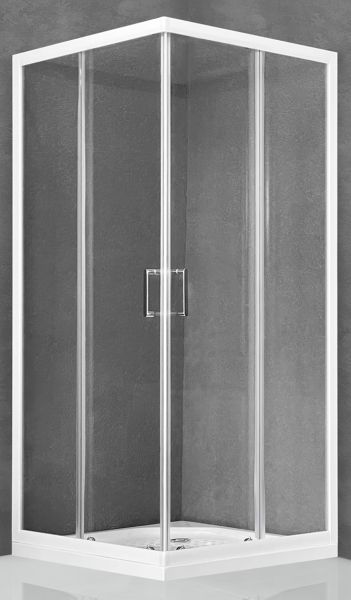Душевой уголок Royal Bath HPD 75x80см белый RB8075HPD-T