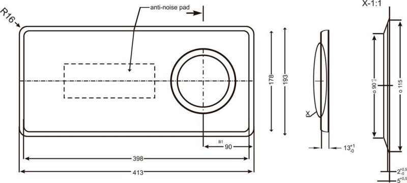 Дно для мойки из акрилового камня Alveus 1099915