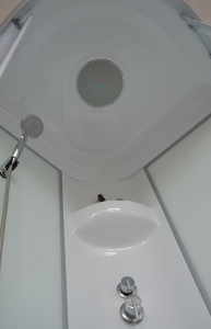 Душевая кабина Royal Bath HP стекло белое/матовое 80x80см RB80HP7-WC-CH