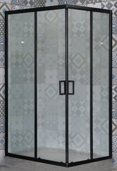 Душевой уголок Royal Bath HPD 120x90см чёрный RB9120HPD-C-BL