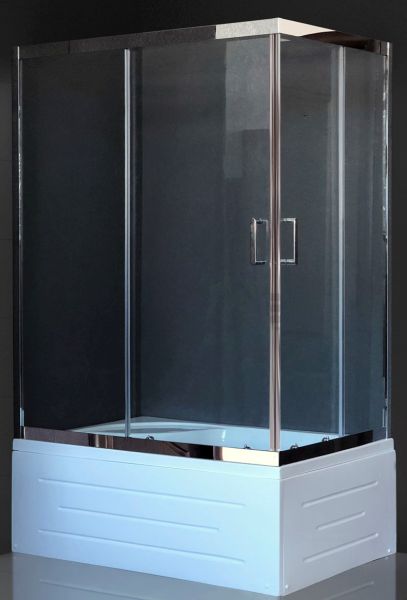 Душевой уголок Royal Bath BP 120x80см левый хром RB8120BP-T-CH-L