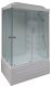 Душевая кабина Royal Bath BP правая стекло белое/матовое 100x80см RB8100BP3-WC-R