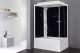 Душевая кабина Royal Bath BP левая стекло чёрное/прозрачное 100x80см RB8100BP5-BT-L