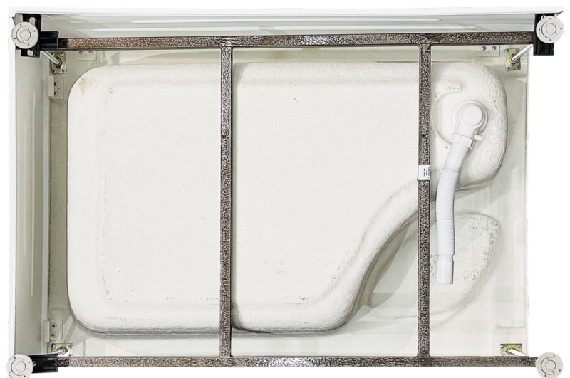 Душевой поддон Royal Bath 100x80см правый белый RB8100BP-R