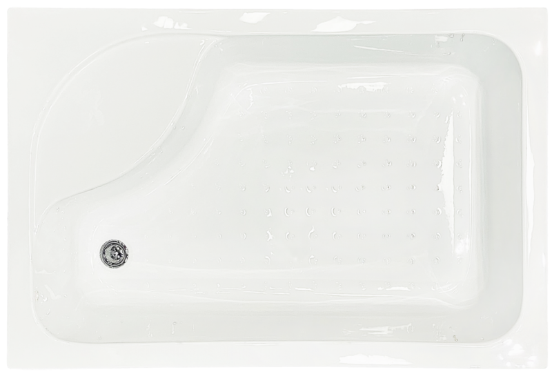 Душевой поддон Royal Bath 100x80см левый белый RB8100BP-L