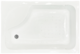 Душевой поддон Royal Bath 100x80см левый белый RB8100BP-L