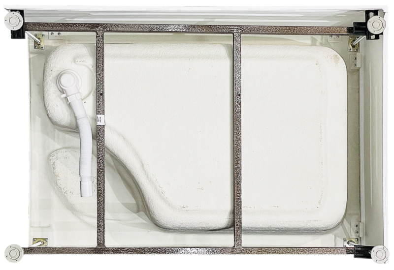 Душевой поддон Royal Bath 100x80см левый белый RB8100BP-L