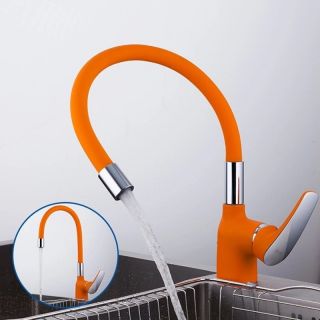 Смеситель для кухни Frap F4453-02 оранжевый