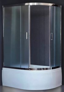 Душевой уголок Royal Bath BK 120x80см левый хром RB8120BK-C-CH-L