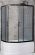 Душевой уголок Royal Bath BK 120x80см правый чёрный RB8120BK-C-BL-R