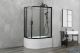 Душевой уголок Royal Bath BK правый 120x80см чёрный RB8120BK-T-BL-R