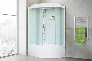 Душевая кабина Royal Bath BK левая стекло белое/матовое 120x80см RB8120BK5-WC-L Душевая кабина Royal Bath BK левая стекло белое/матовое 120x80см RB8120BK5-WC-L