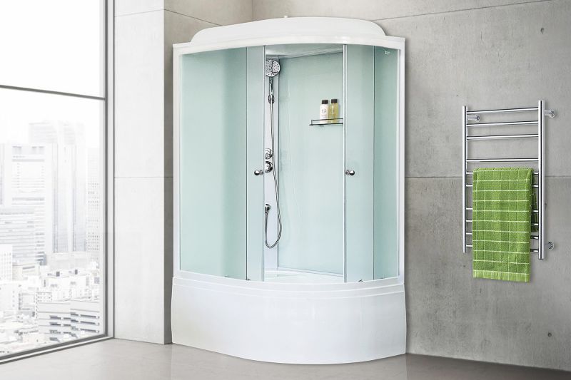 Душевая кабина Royal Bath BK левая стекло белое/матовое 120x80см RB8120BK5-WC-L Душевая кабина Royal Bath BK левая стекло белое/матовое 120x80см RB8120BK5-WC-L