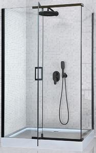 Душевой уголок Royal Bath HPV RB8140HPV-T-BL 140x80см чёрный