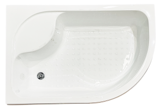Душевой уголок Royal Bath BK левый 120x80см чёрный RB8120BK-T-BL-L