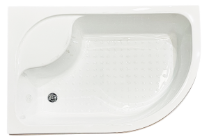 Душевой поддон Royal Bath 120x80см левый белый RB8120BK-L