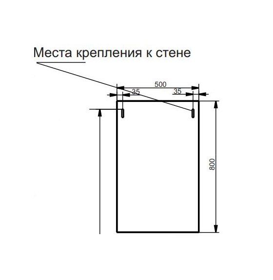 Зеркало Эстет Elin ФР-00003352 90см Зеркало Эстет Elin ФР-00003352 90см
