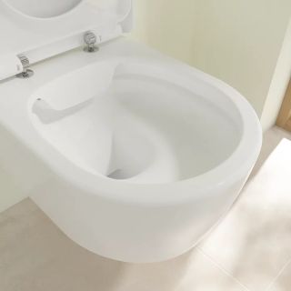 Унитаз подвесной Villeroy & Boch Avento 5656HR01  с сиденьем Микролифт Унитаз подвесной Villeroy & Boch Avento 5656HR01  с сиденьем Микролифт