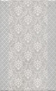 Декор Kerama Marazzi AZ\A053\6424 Мотиво серый светлый глянцевый 25x40x0,8