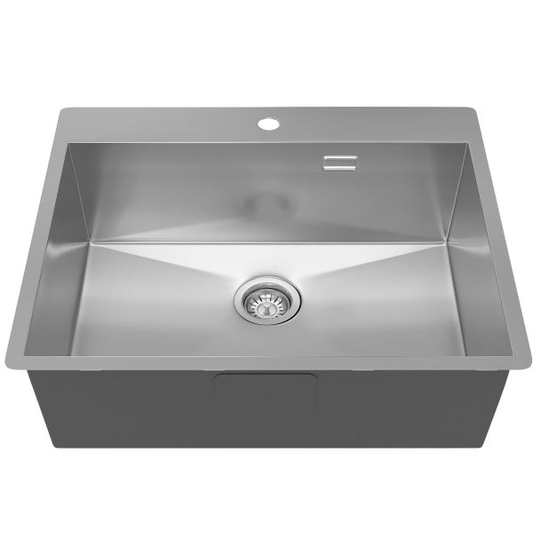 Мойка кухонная Reflexion Iseo 50-BL RX2260SS оружейная сталь