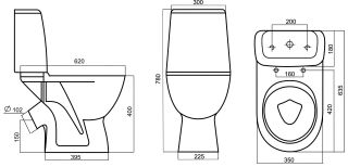 Унитаз напольный RedBlu by Damixa Origin One 818607SC Унитаз напольный RedBlu by Damixa Origin One 818607SC