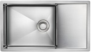 Мойка кухонная Paulmark Platte PM807844-BS брашированная нержавеющая сталь